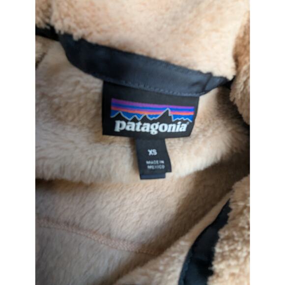 Patagonia Women's Tan Lightweight Fleece Snap-T Pullover XS - Picture 2 of 5